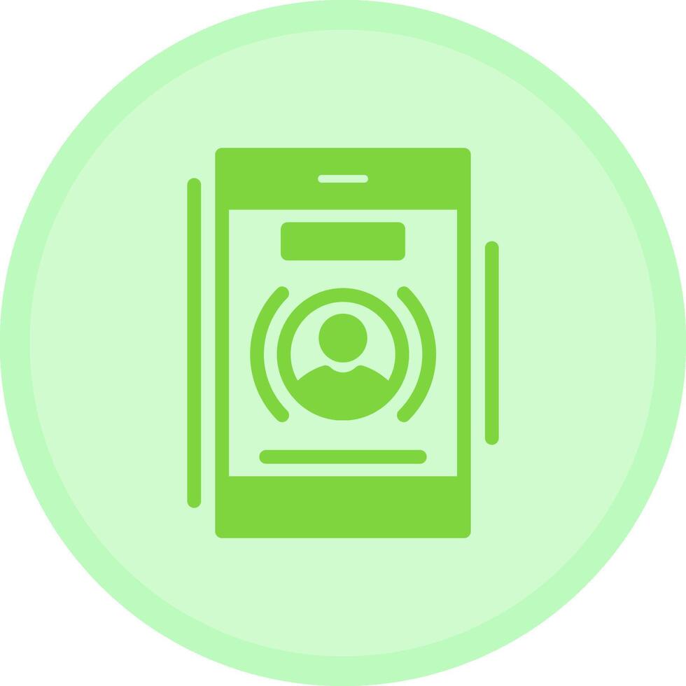 Phone call Multicolor Circle Icon vector