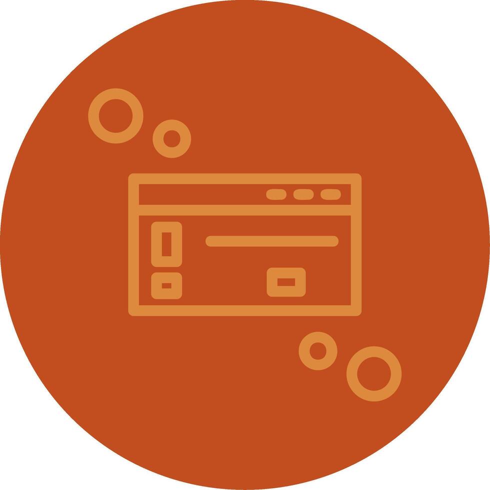Dialog box warning Line Multi color Icon vector