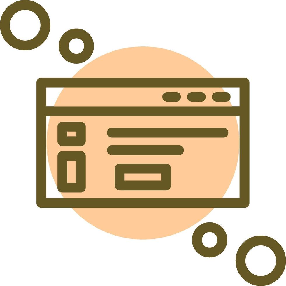 Dialog box info Linear Circle Icon vector