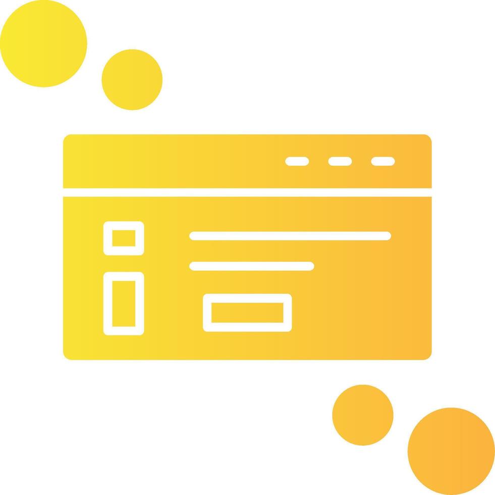 Dialog box info Solid Multi Gradient Icon vector