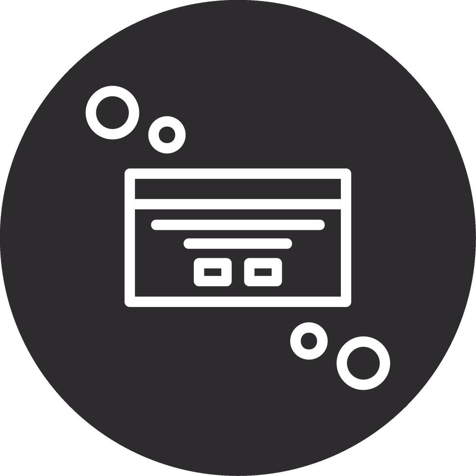 Dialog box customization Inverted Icon vector