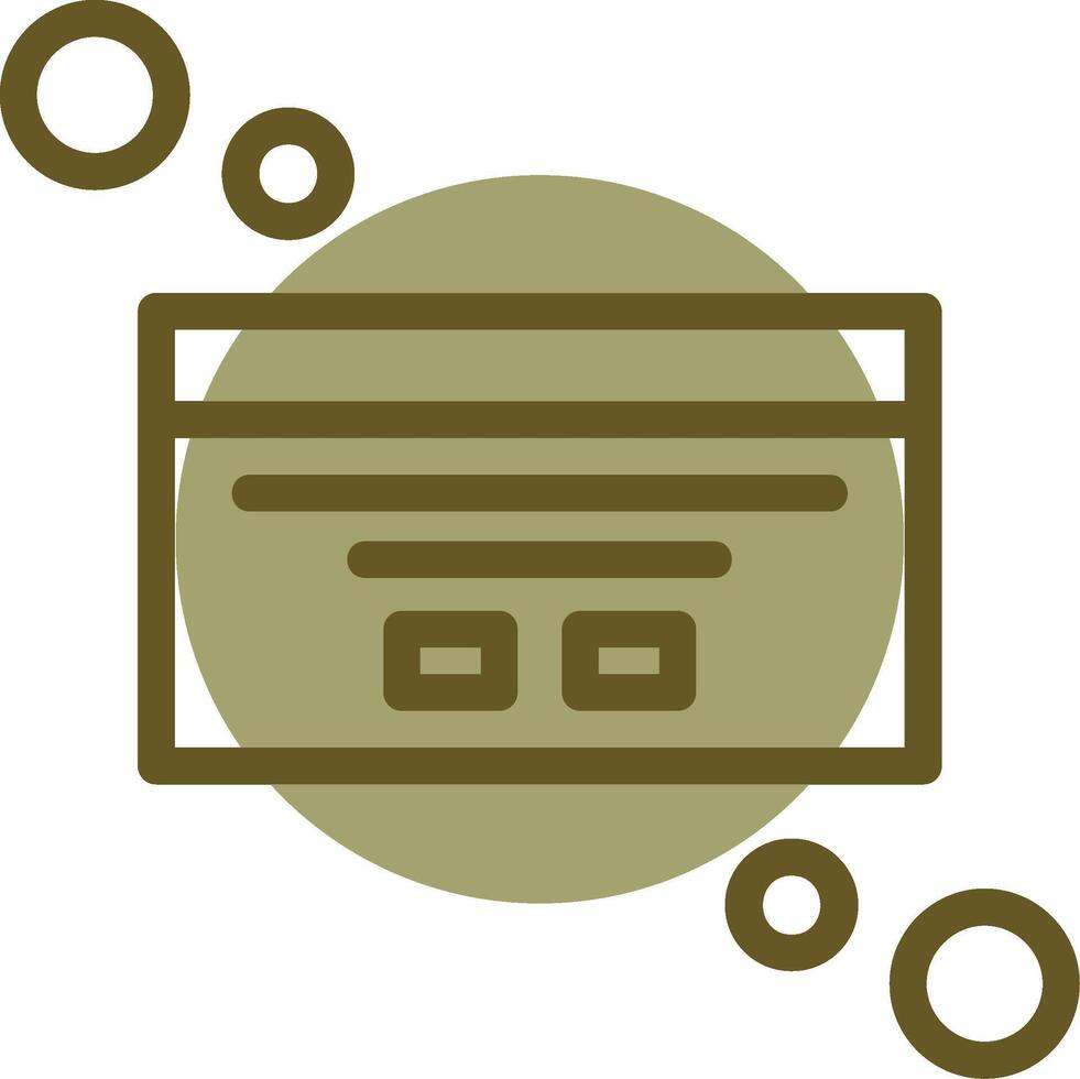 Dialog box customization Linear Circle Icon vector