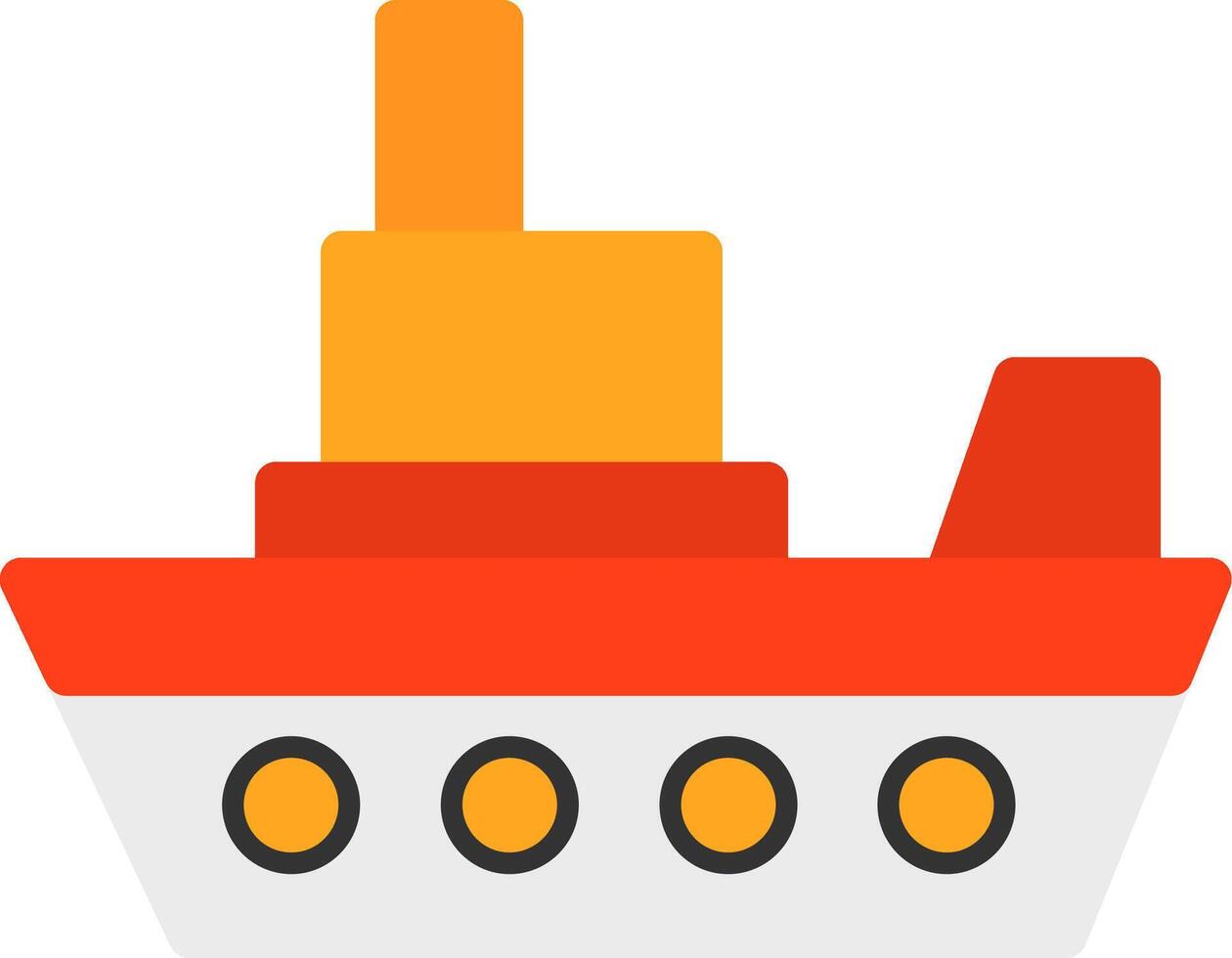 Ship Flat Icon vector