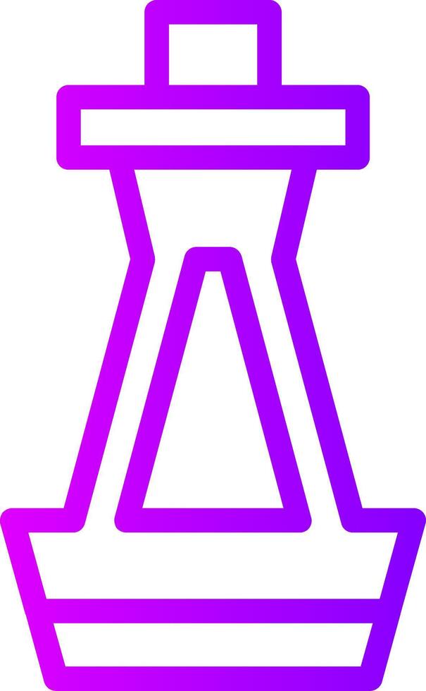 Buoy Linear Gradient Icon vector