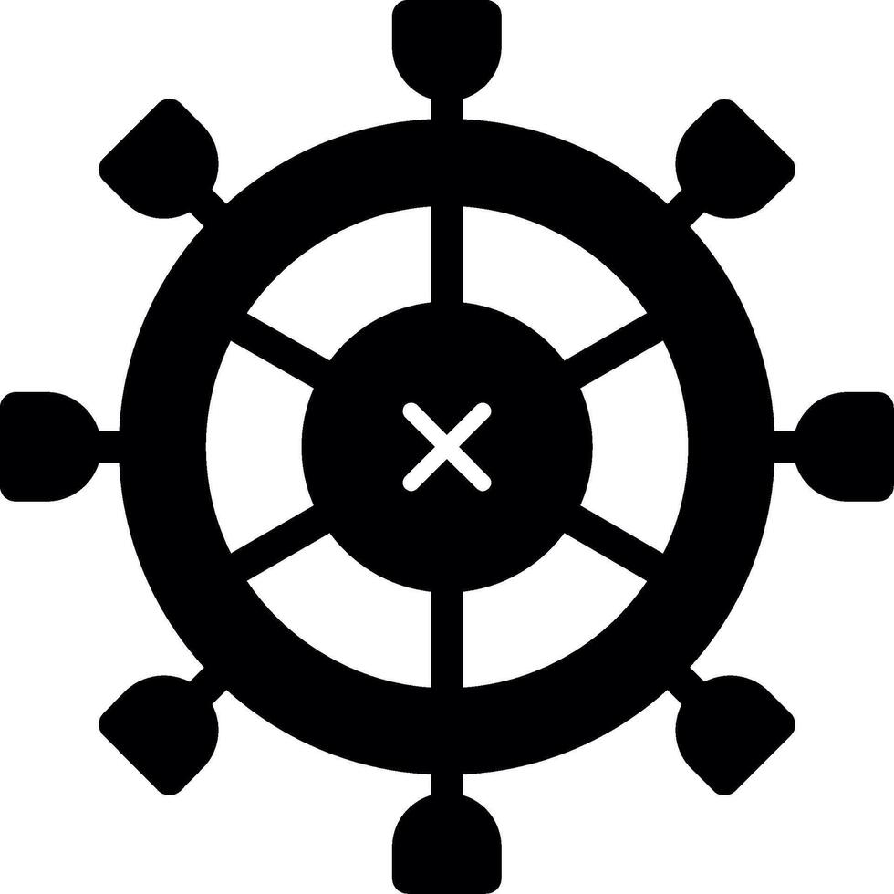 Helm Glyph Icon vector