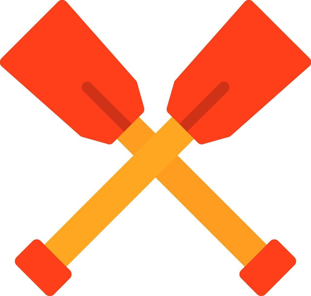 Oar Flat Icon vector