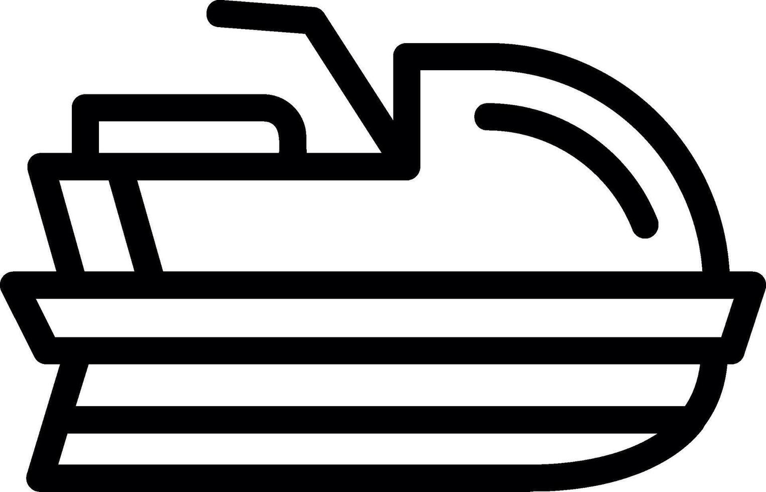 Jet ski Line Icon vector