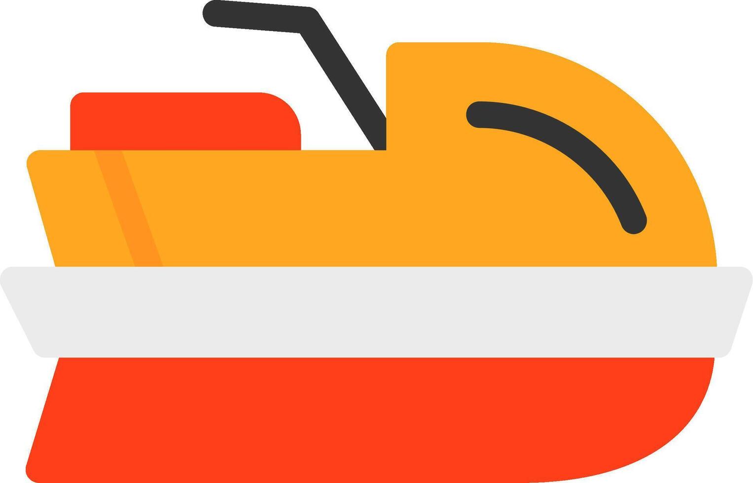 Jet ski Flat Icon vector