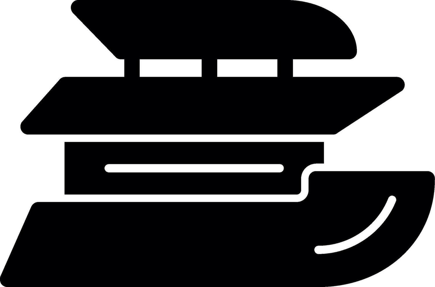 Yacht Glyph Icon vector