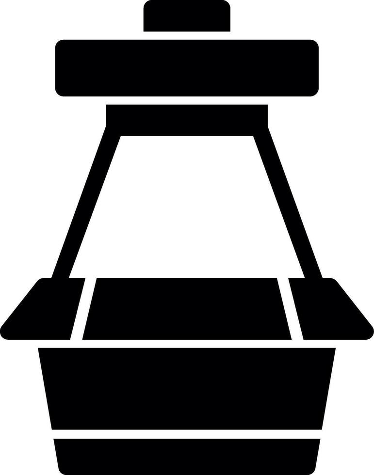 Navigational buoy Glyph Icon vector