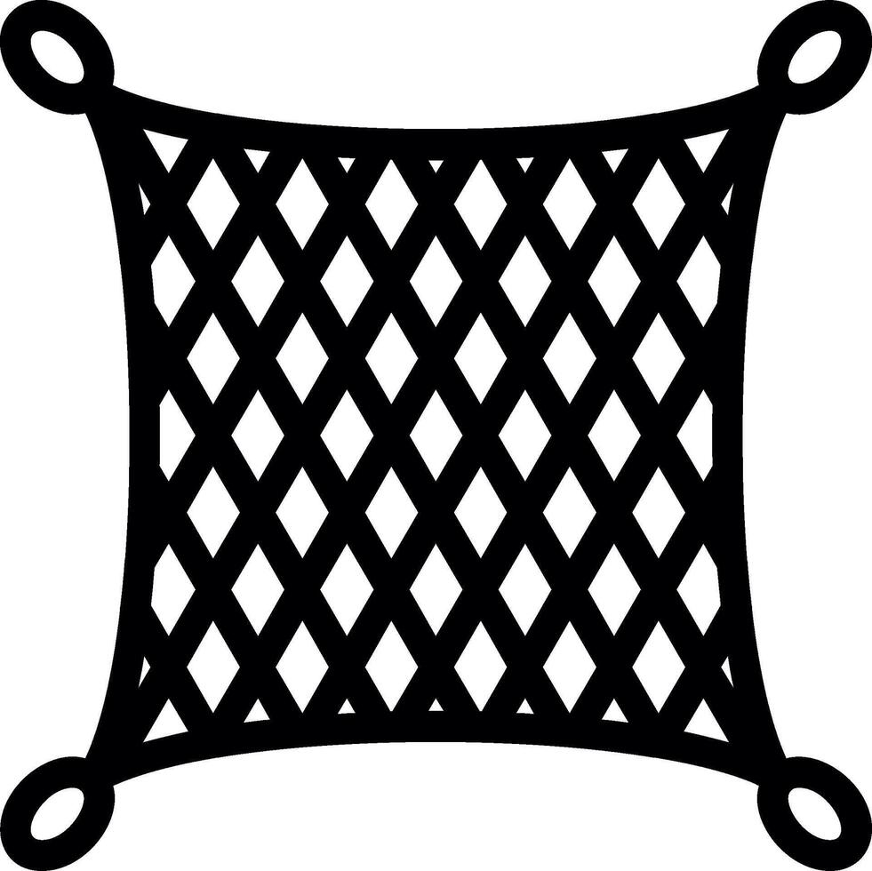 Fishing net Line Icon vector