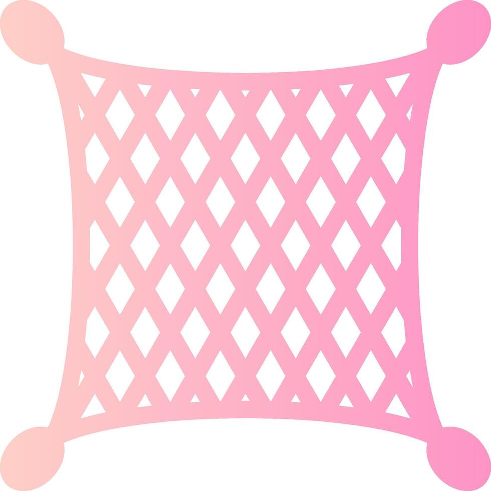 Fishing net Solid Multi Gradient Icon vector