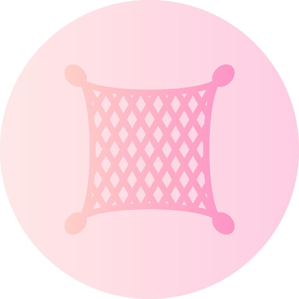 Fishing net Gradient Circle Icon vector