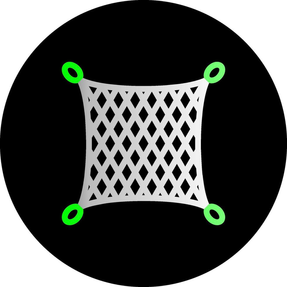 Fishing net Dual Gradient Circle Icon vector