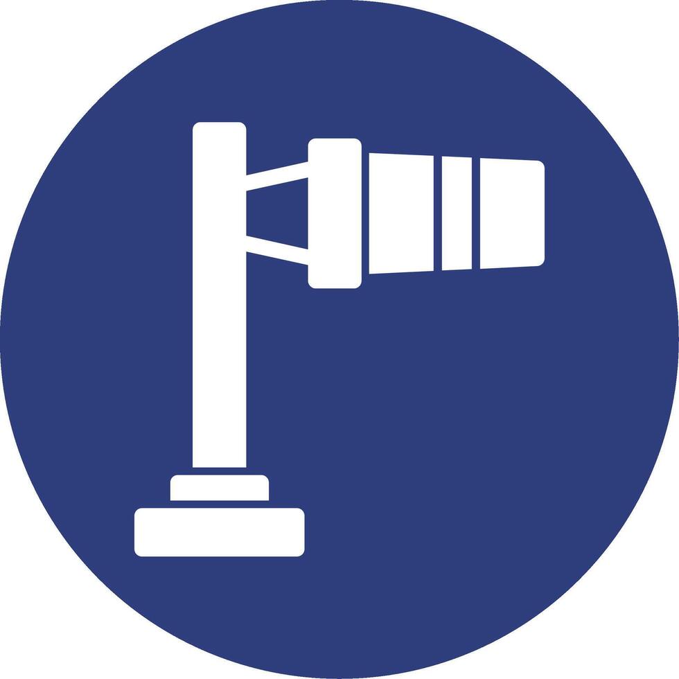 Wind direction Glyph Circle Icon vector