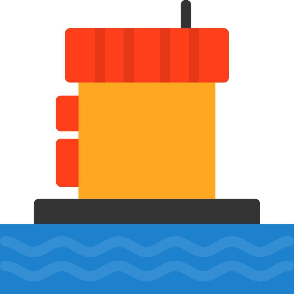 Navigation beacon Flat Icon vector