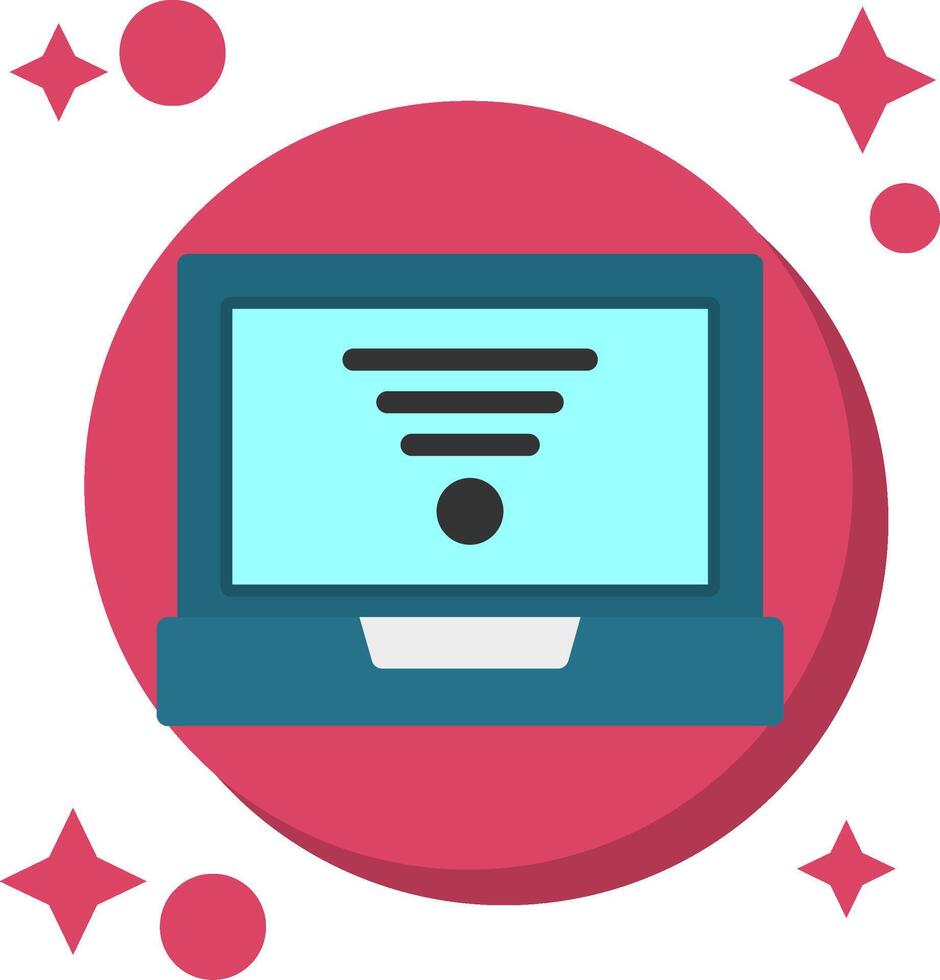 Internet connection Tailed Color Icon vector