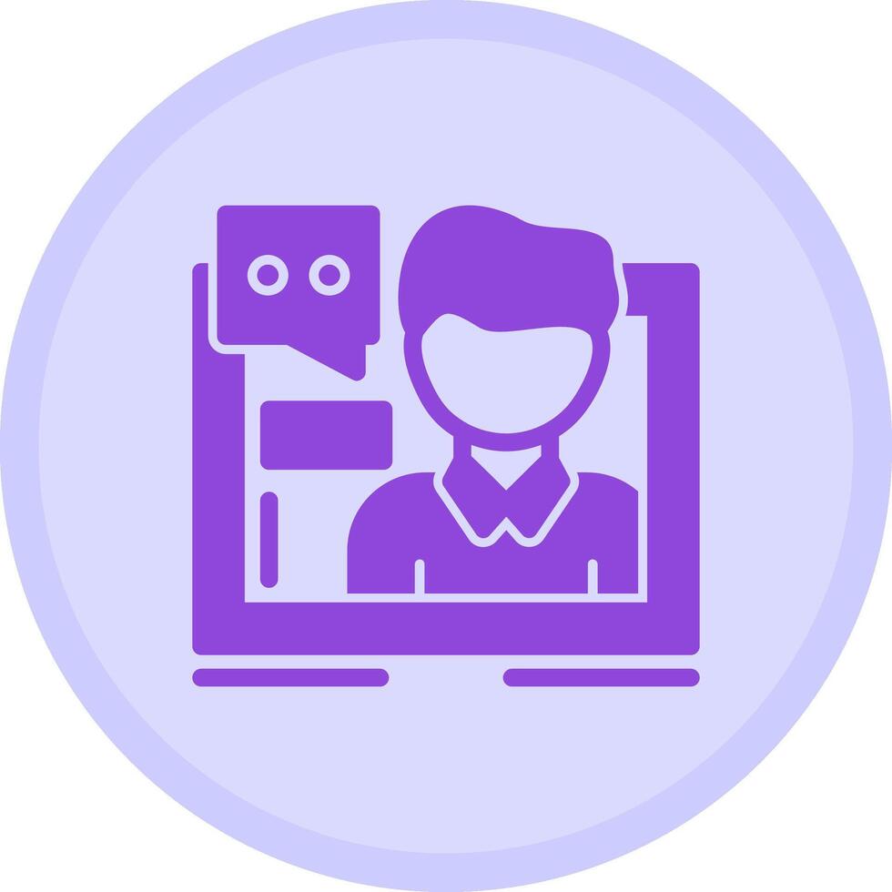 Customer service Multicolor Circle Icon vector