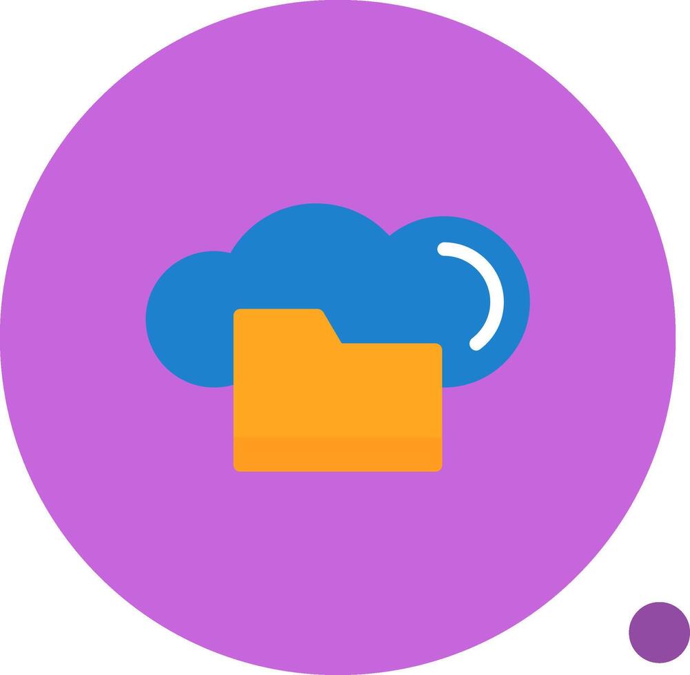 Cloud storage Flat Shadow Icon 39486430 Vector Art at Vecteezy