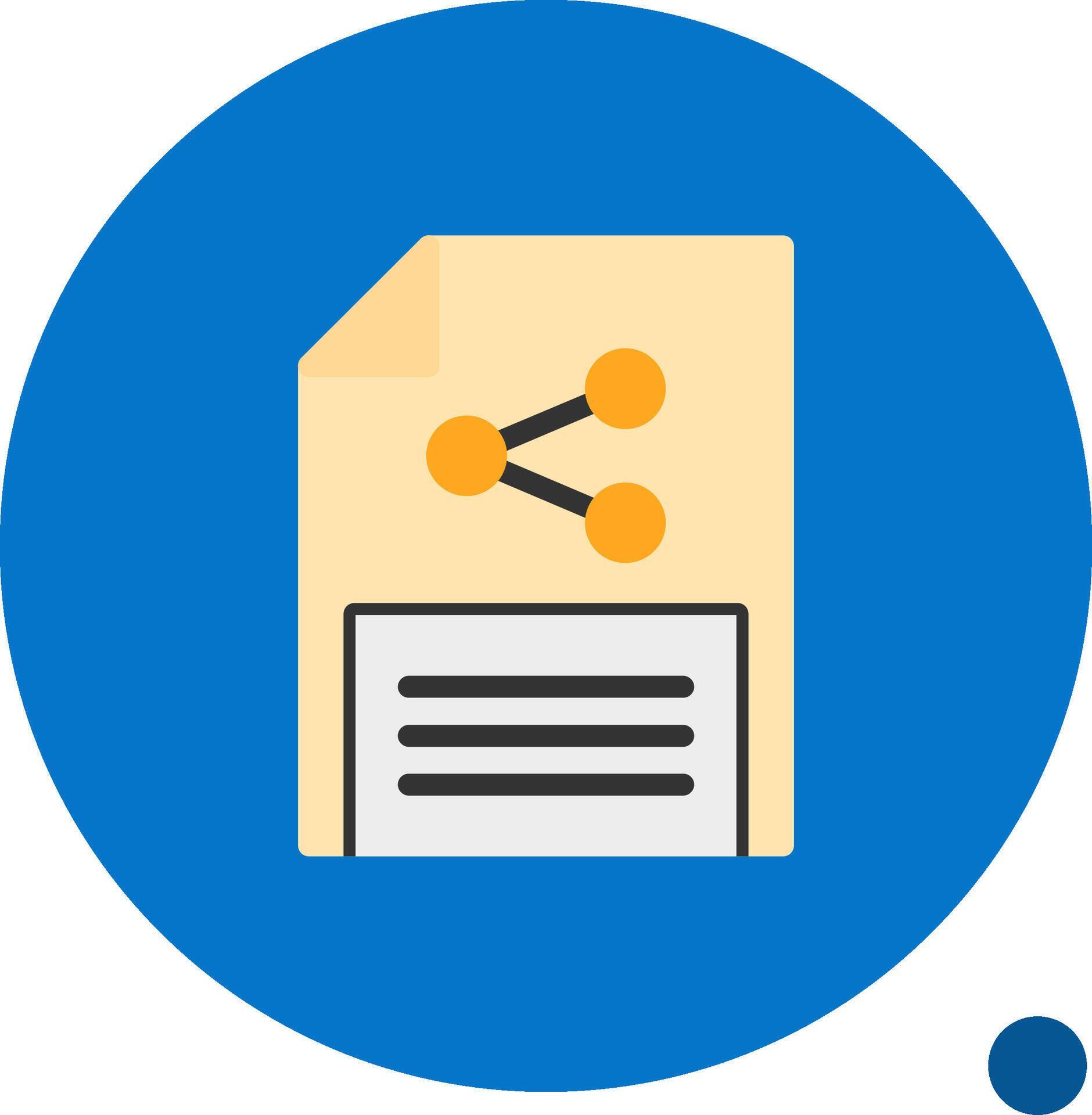 Document sharing Flat Shadow Icon 39486520 Vector Art at Vecteezy