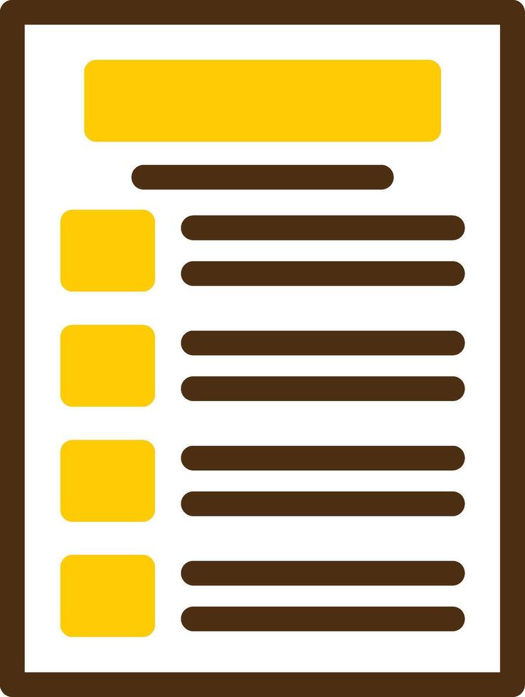 Task list Yellow Lieanr Circle Icon vector
