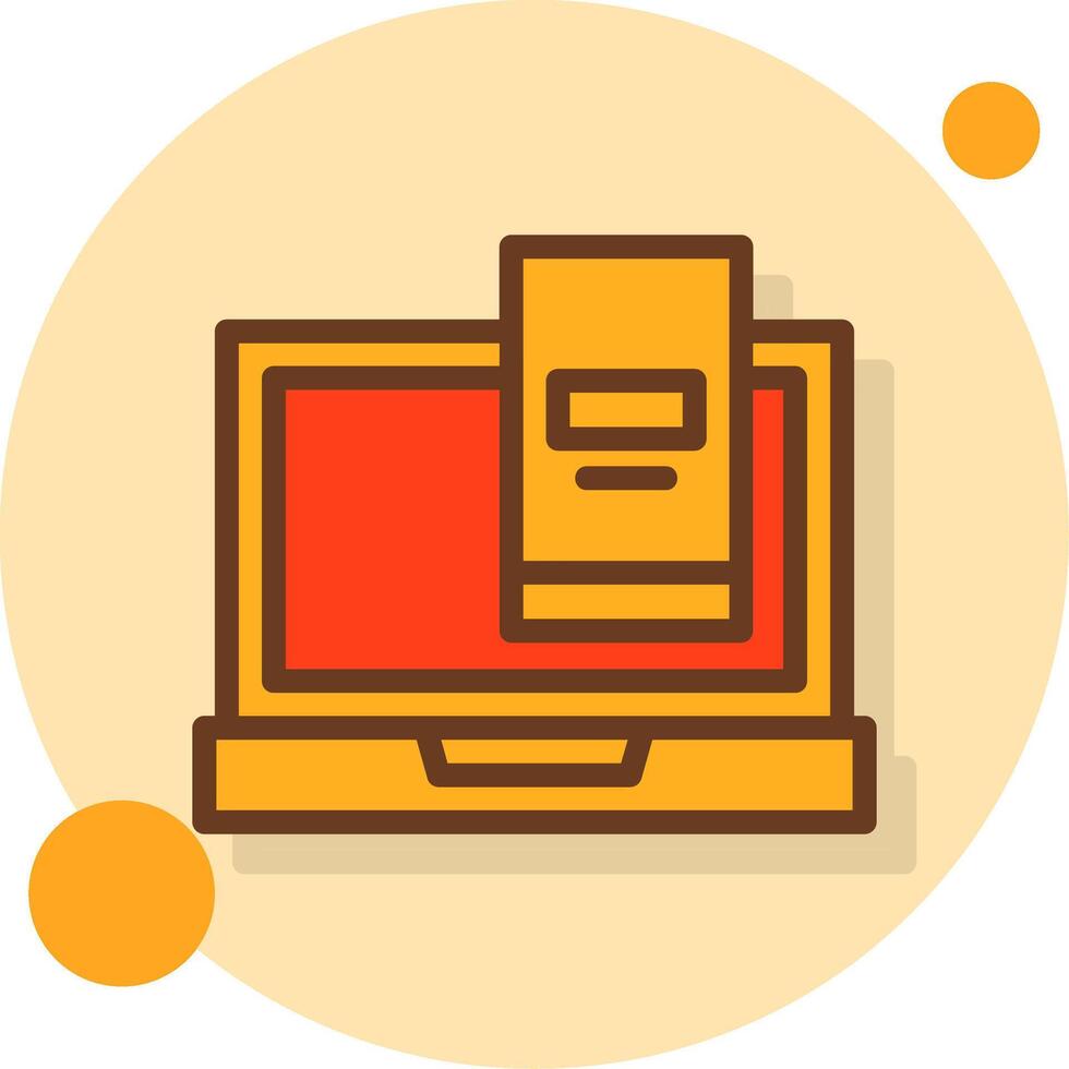 Two-factor authentication Filled Shadow Circle Icon 39486852 Vector Art ...