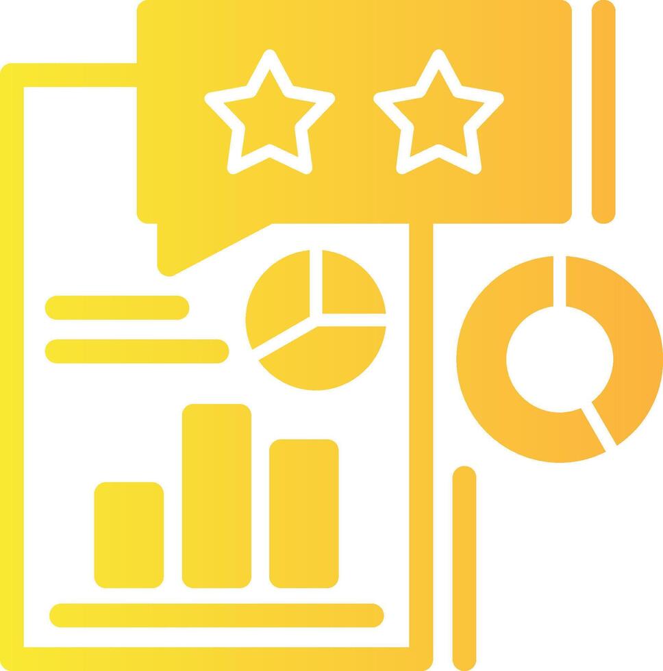 Survey Solid Multi Gradient Icon vector