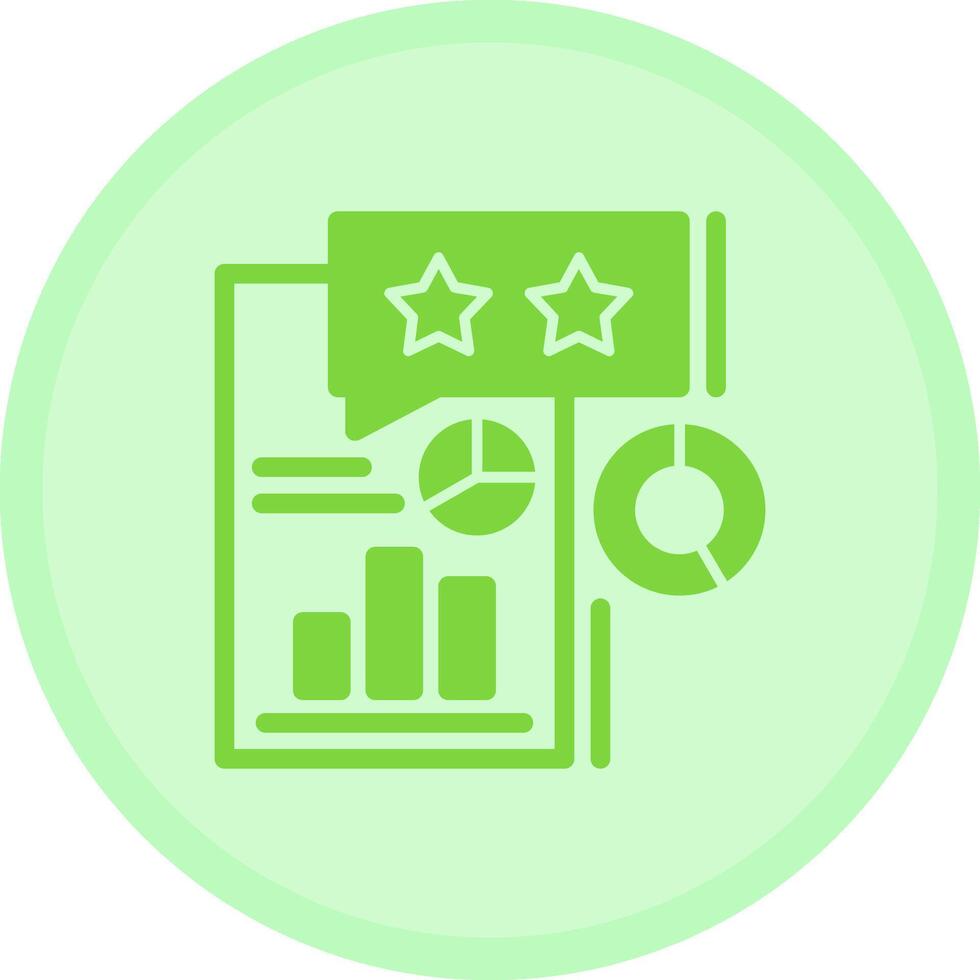 Survey Multicolor Circle Icon vector