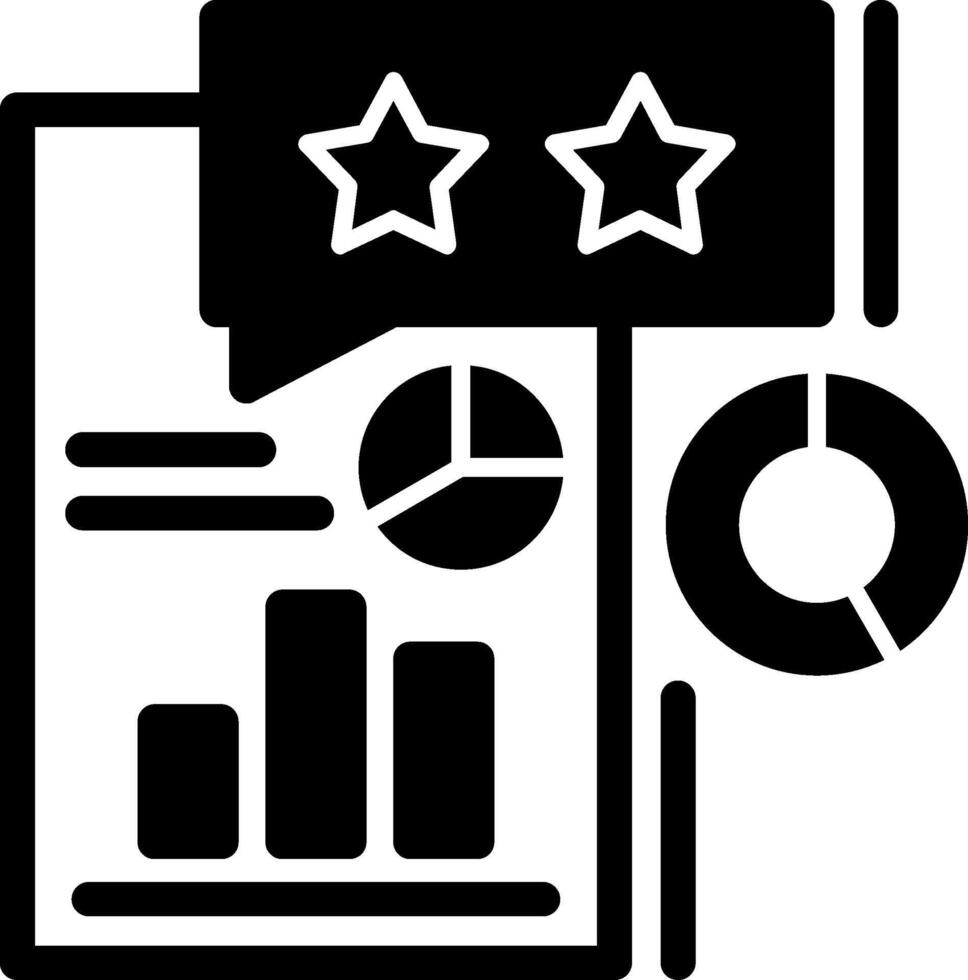 Survey Glyph Icon vector