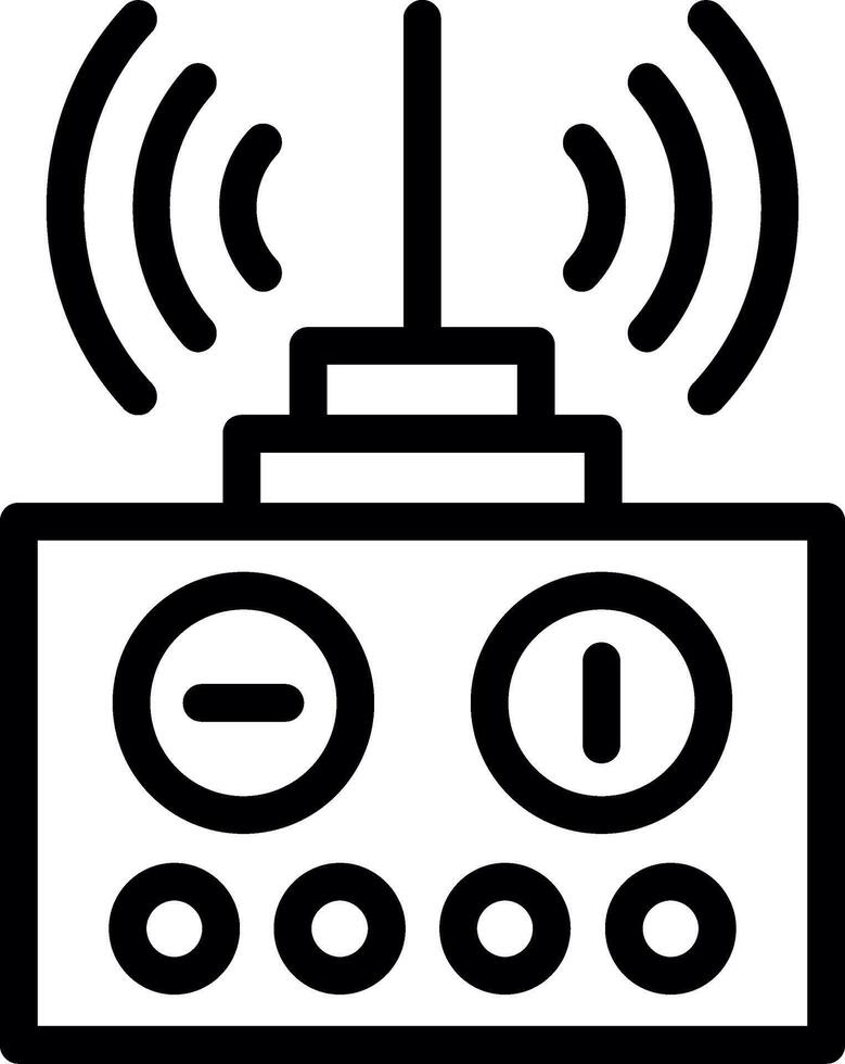 Remote control Line Icon vector