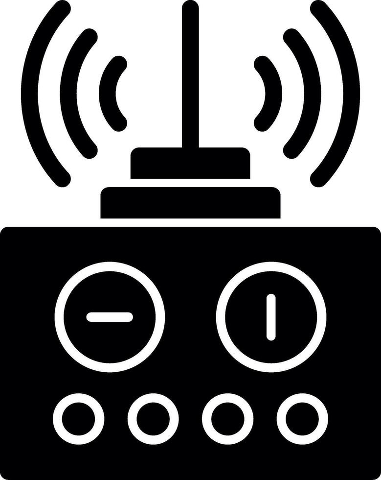 Remote control Glyph Icon vector