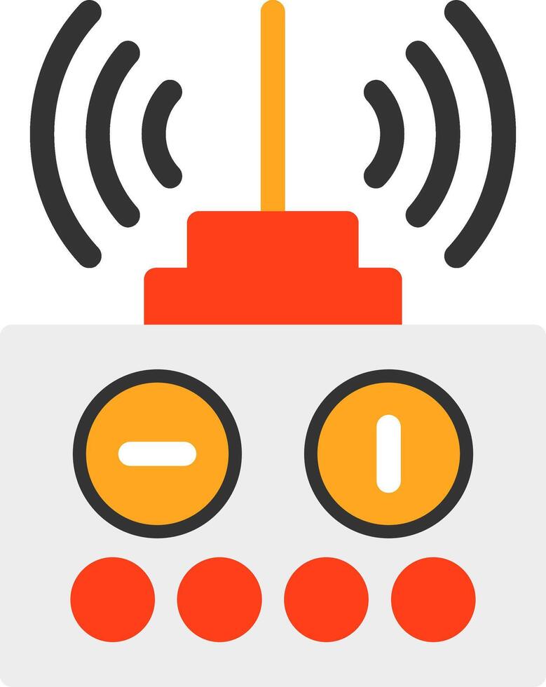 Remote control Flat Icon vector