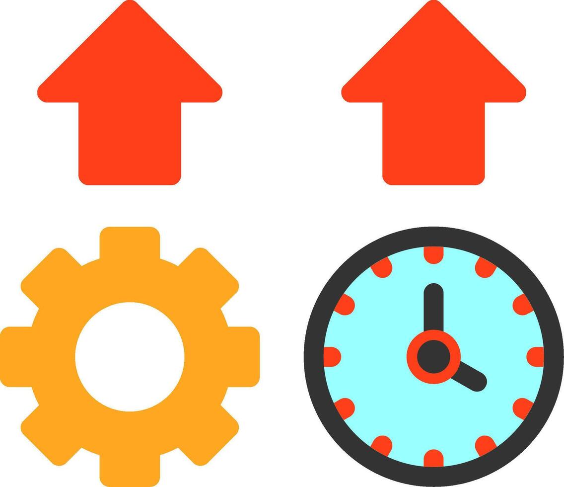 Productivity Flat Icon vector