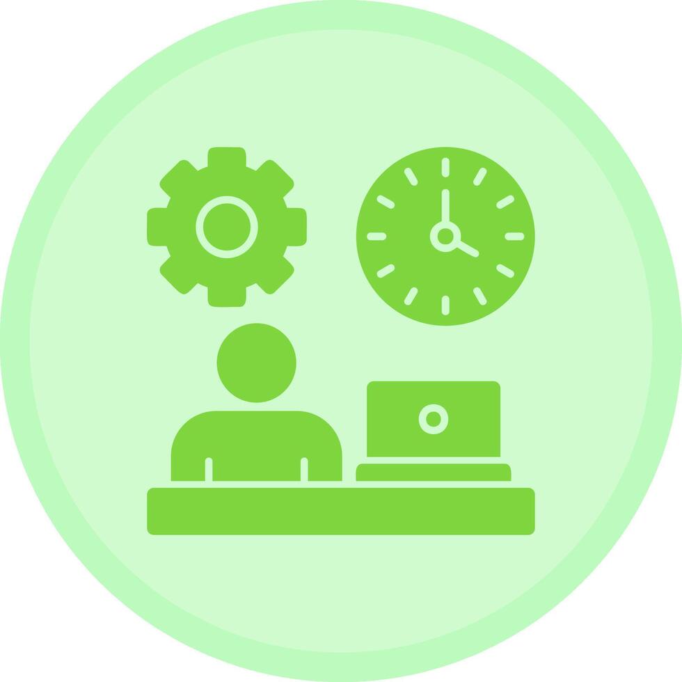 Flexibility Multicolor Circle Icon vector