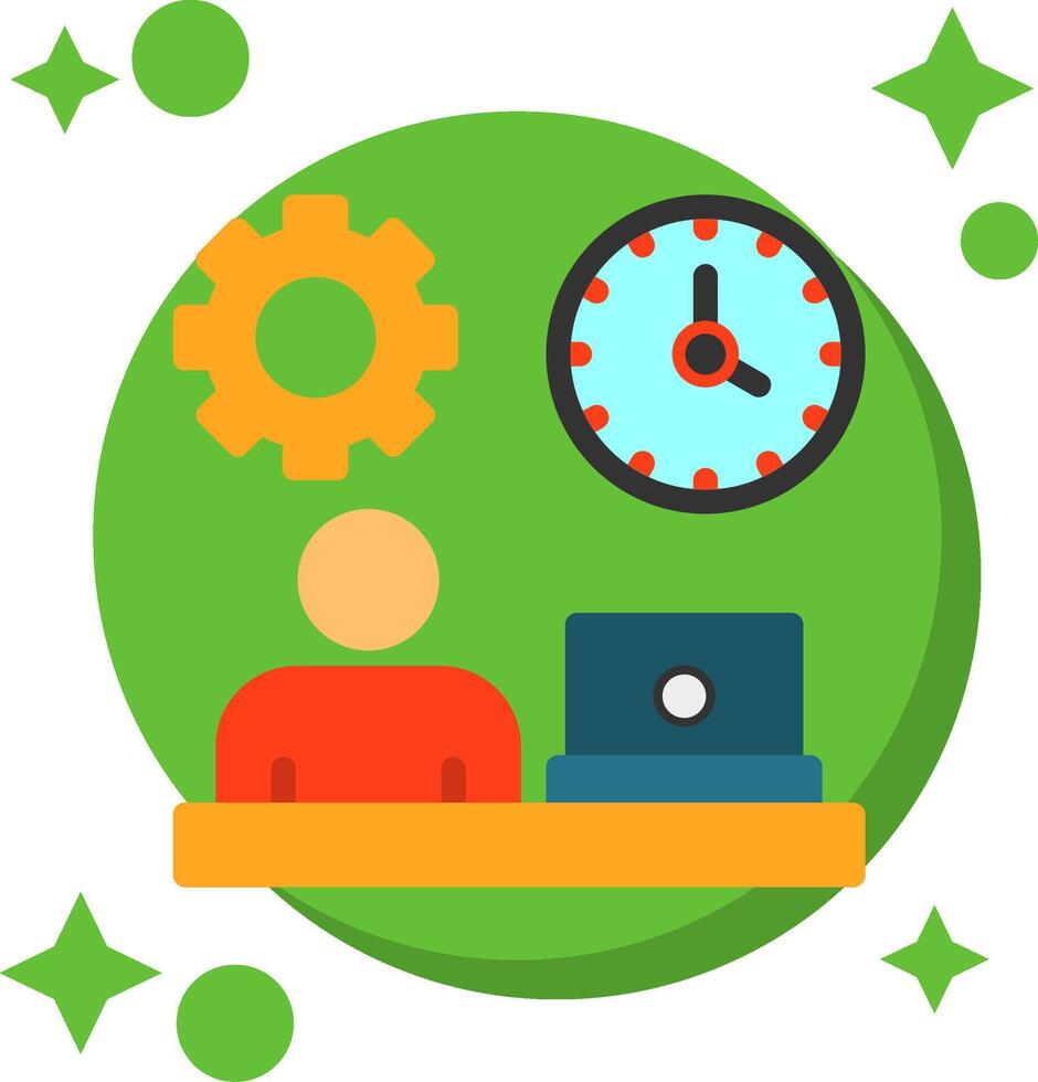 Flexibility Tailed Color Icon vector