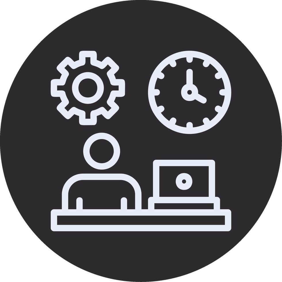 Flexibility Inverted Icon vector