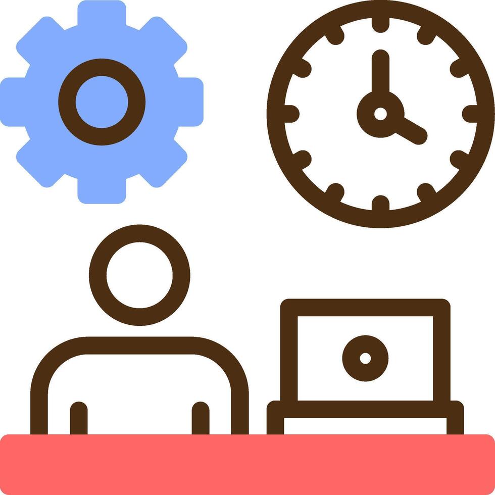 Flexibility Color Filled Icon vector