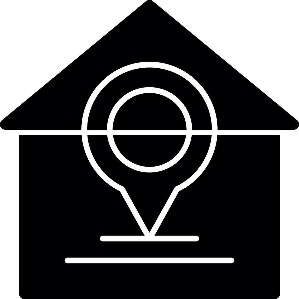 Home Glyph Icon vector