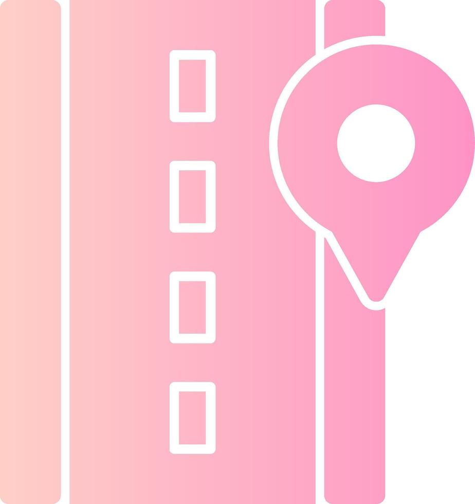 Street Solid Multi Gradient Icon vector