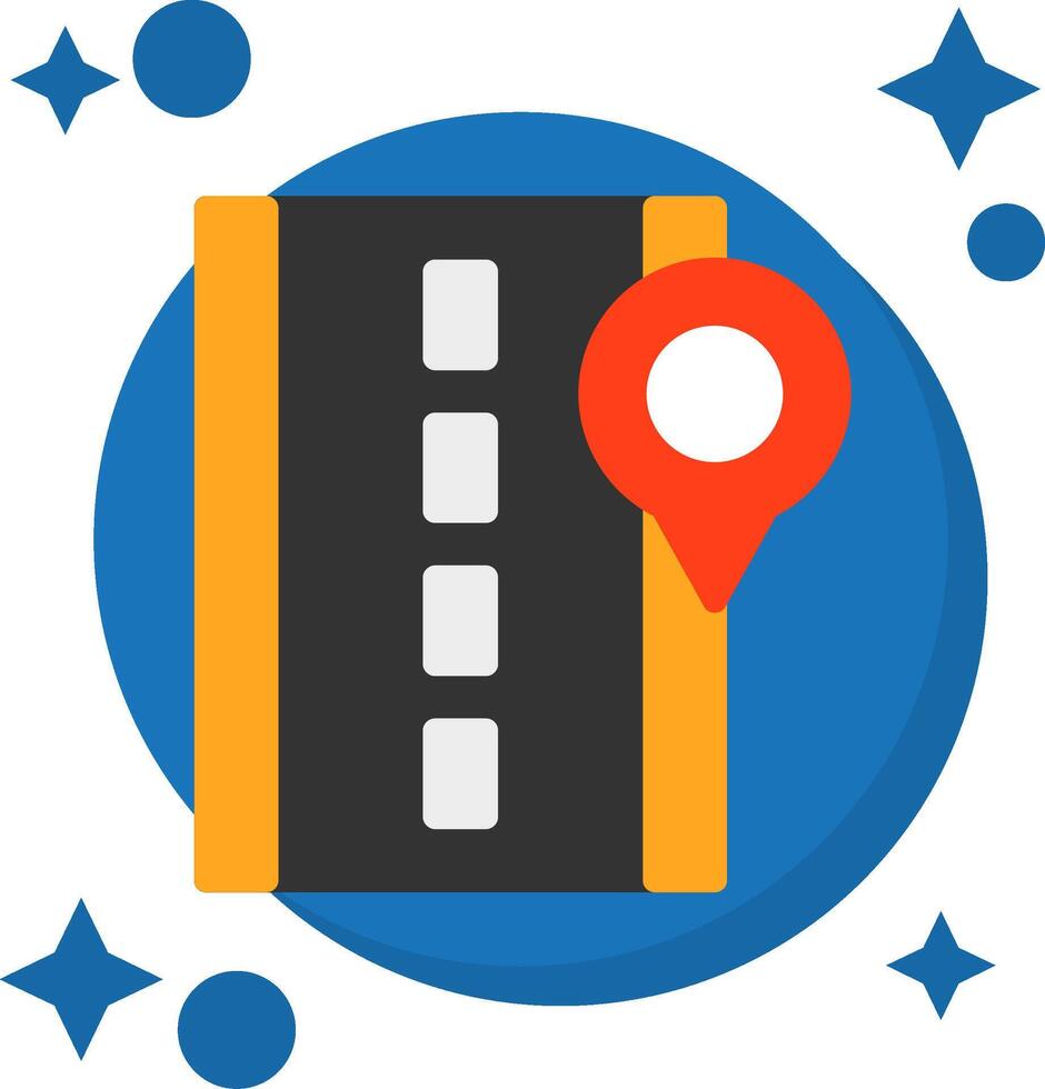 Street Tailed Color Icon vector
