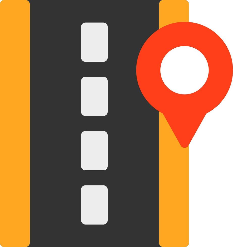 Street Flat Icon vector