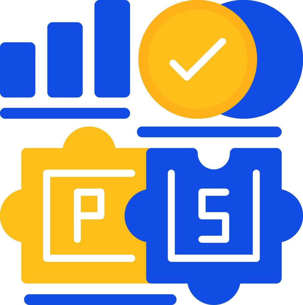 Partnership Flat Two Color Icon vector