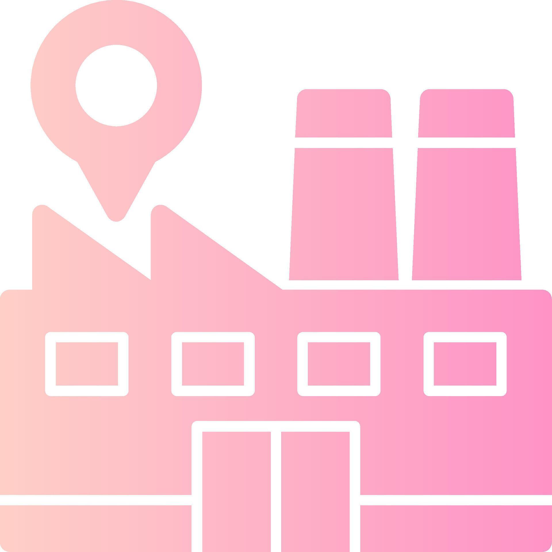 Factory Solid Multi Gradient Icon 39490804 Vector Art at Vecteezy