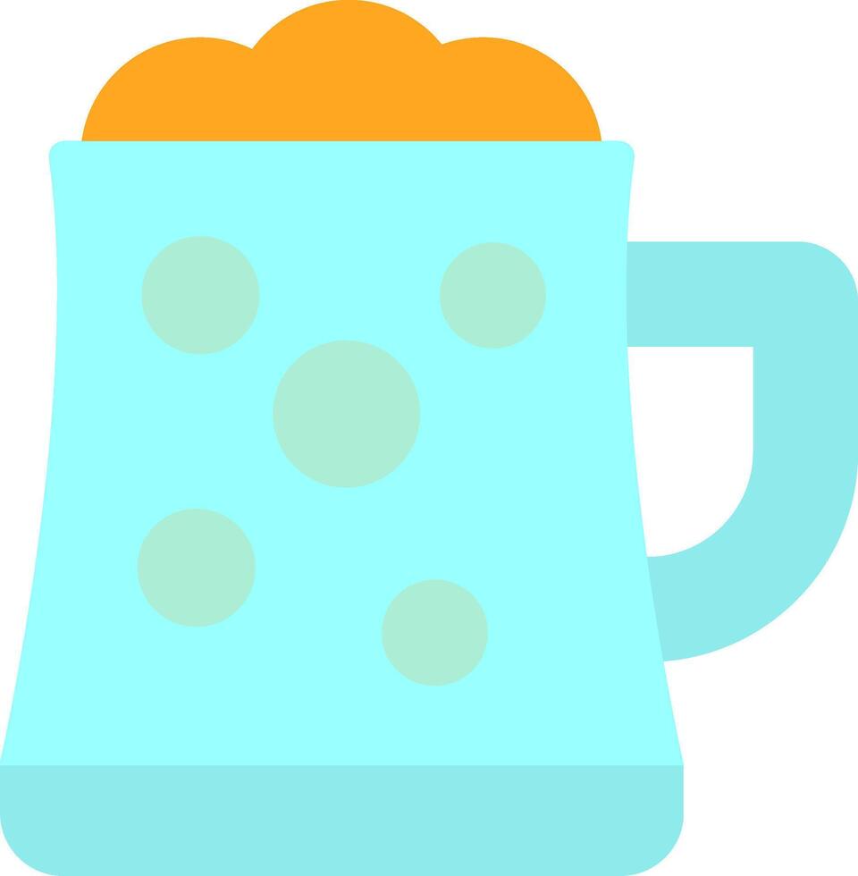 Beer Mug Flat Icon vector