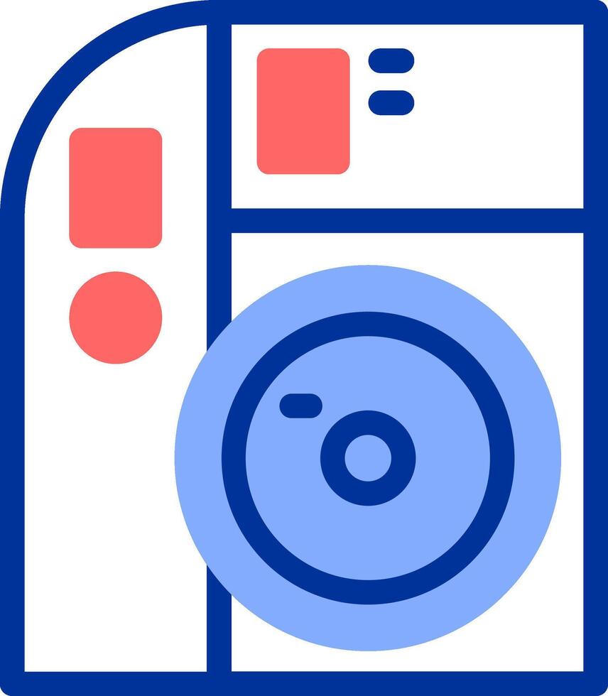 Camera Color Filled Icon vector