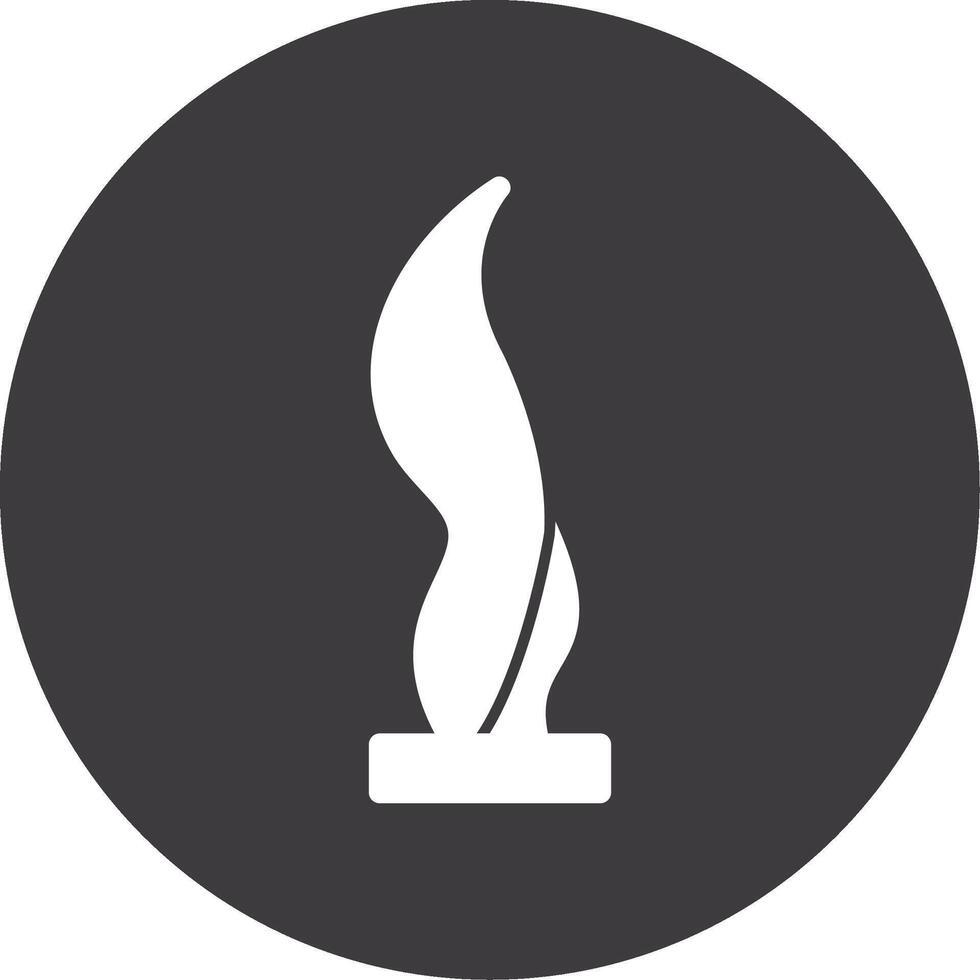 Sculpture Glyph Circle Icon vector