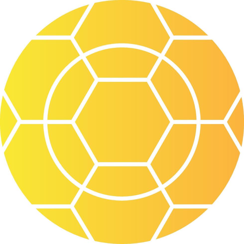 Football Solid Multi Gradient Icon vector