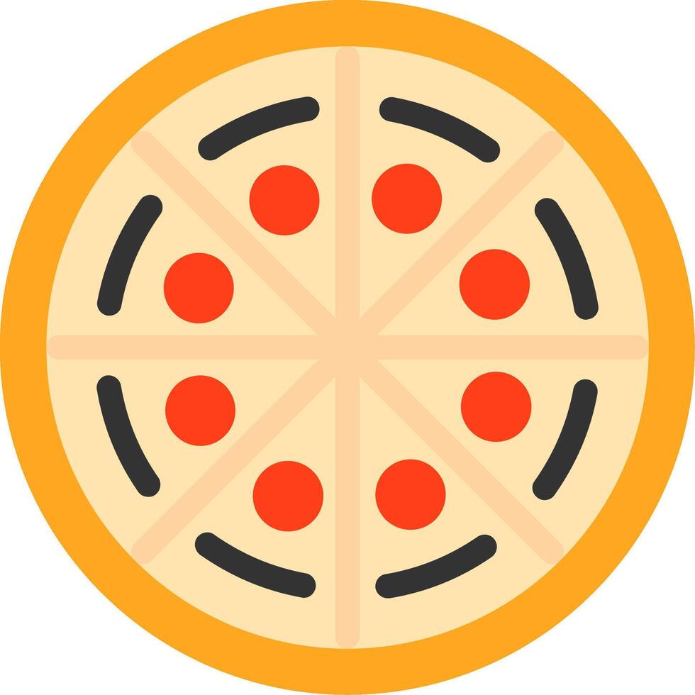 Pizza Flat Icon vector