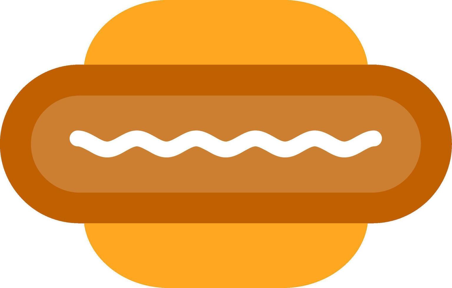 Hot Dog Flat Icon vector