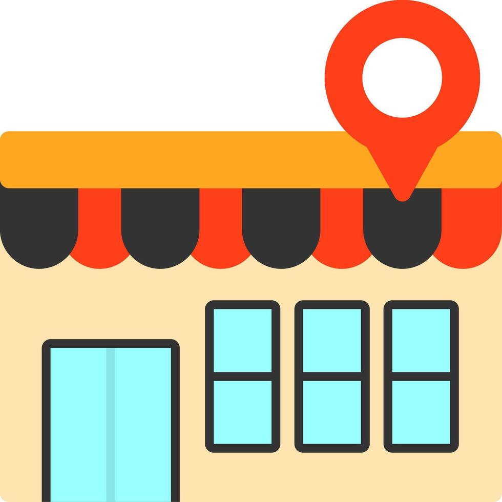 Shop Flat Icon vector